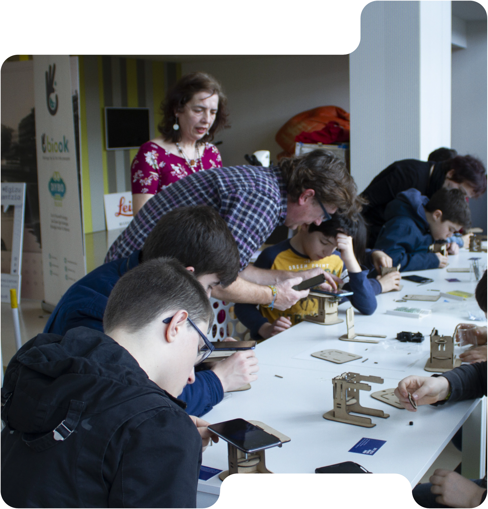 Actividades de creación y experimentación